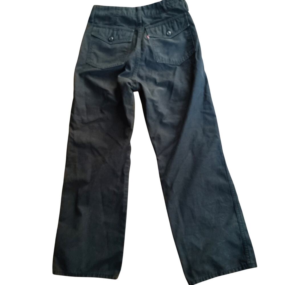 Levi’s Ribcage Utility Straight Ankle Black  28 x 27 ,Premium Twill , Zipper fly